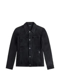 Fay suede-leather shirt jacket