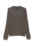 Emporio Armani textured-knit sweater