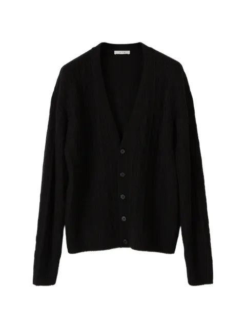 The Row braided-knit cashmere cardigan
