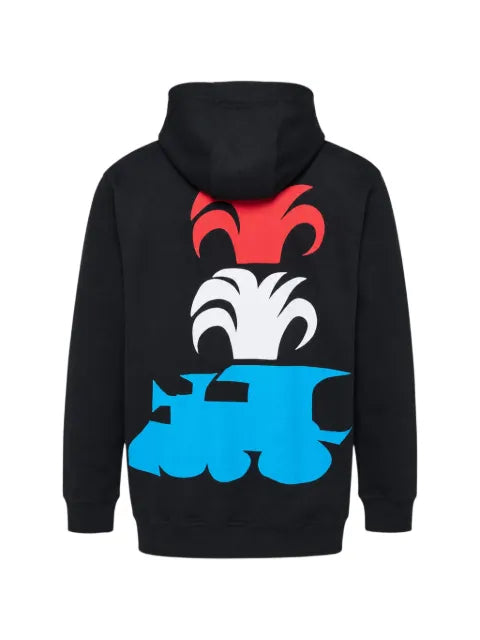Comme Des Garçons Shirt train-print zip-up hoodie
