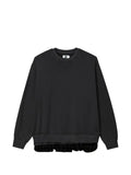 izzue layered-hem logo-embroidered sweater