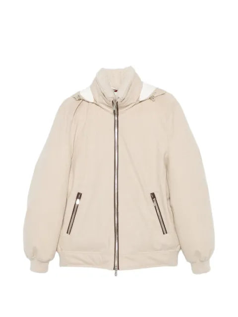 Brunello Cucinelli hooded zip-up jacket
