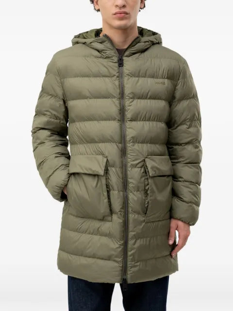 HUGO quilted hooded padded jacket