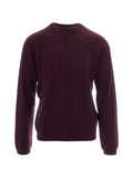 Emporio Armani waffle-knit crew-neck sweater