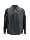 LOEWE leather overshirt
