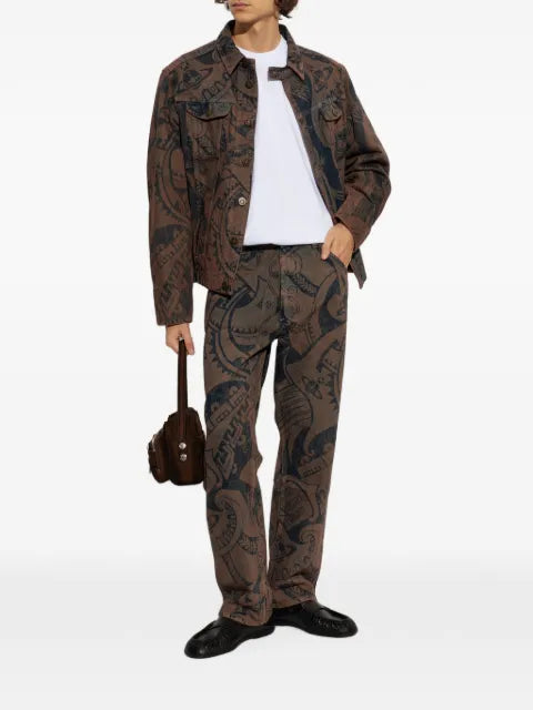 Vivienne Westwood Stormrider graphic-print denim jacket