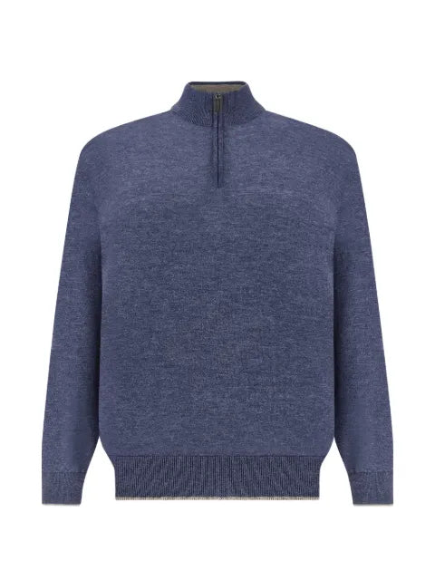 Paul & Shark Piuma wool half-zip sweater