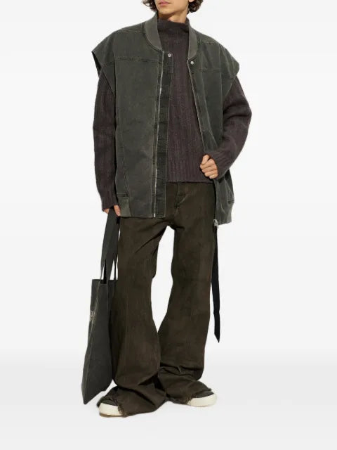 Rick Owens DRKSHDW Jumbo Flight oversized denim vest