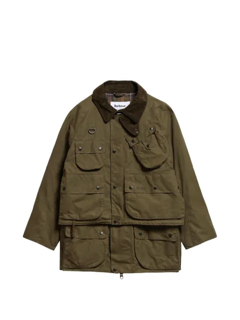 Barbour multi-pocket layered jacket