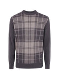 Barbour check-pattern wool sweater