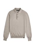 Fay long-sleeve polo sweater