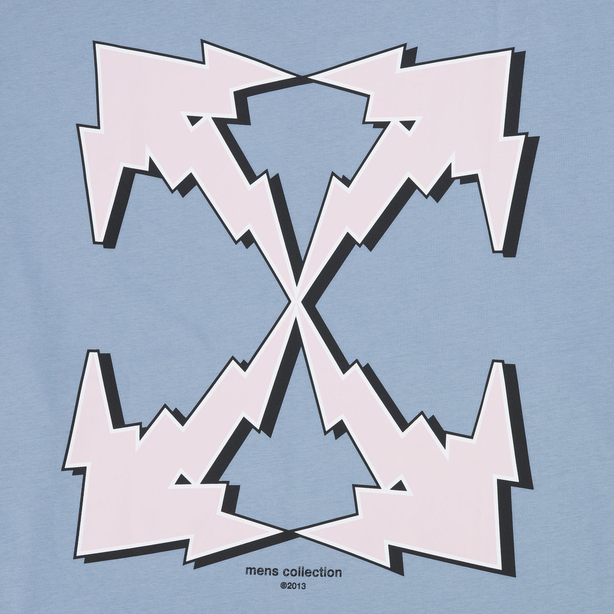 Faded Denim Skate Fit Bolt Arrow Graphic T-shirt