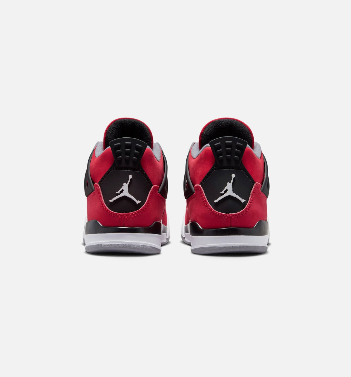 Air Jordan 4 Retro Toro Bravo Preschool Lifestyle Shoes - Fire Red / White / Cement Grey