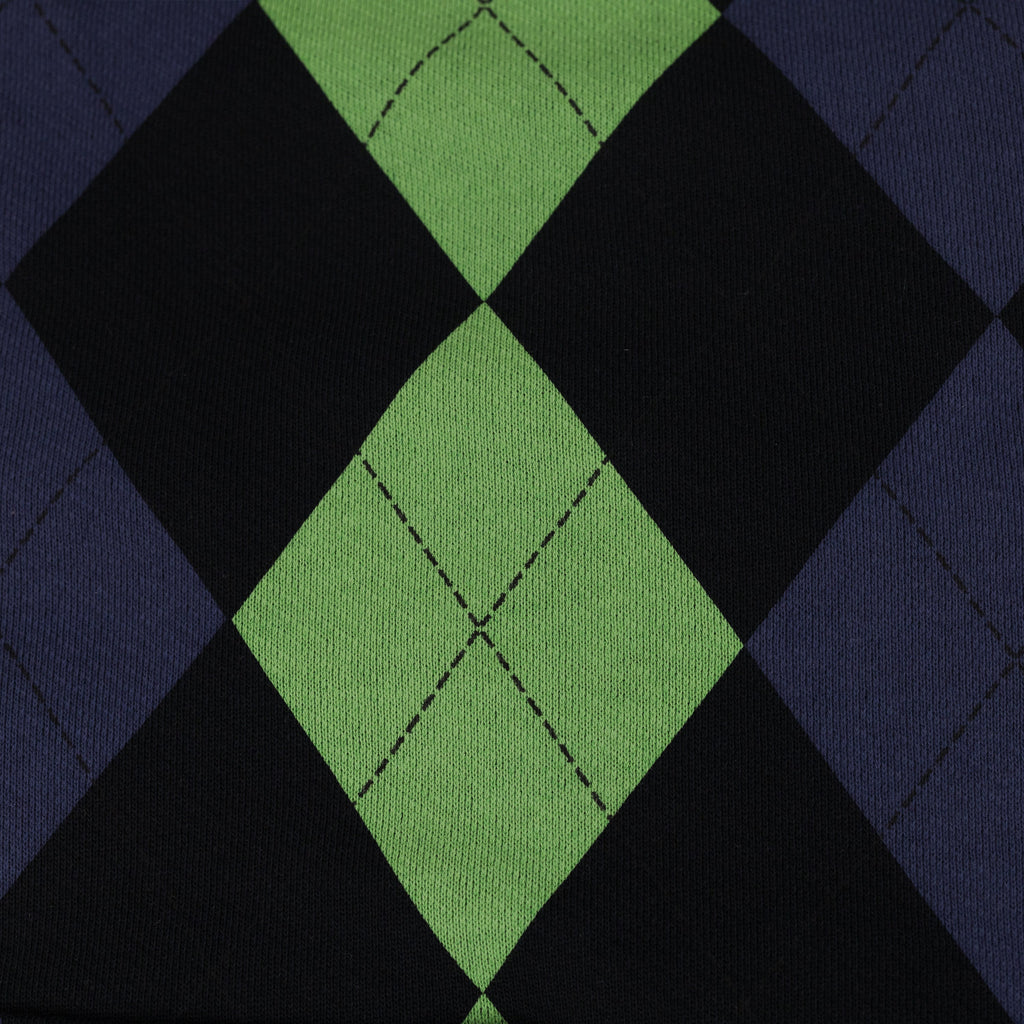 Green Intarsia Zip Hoodie