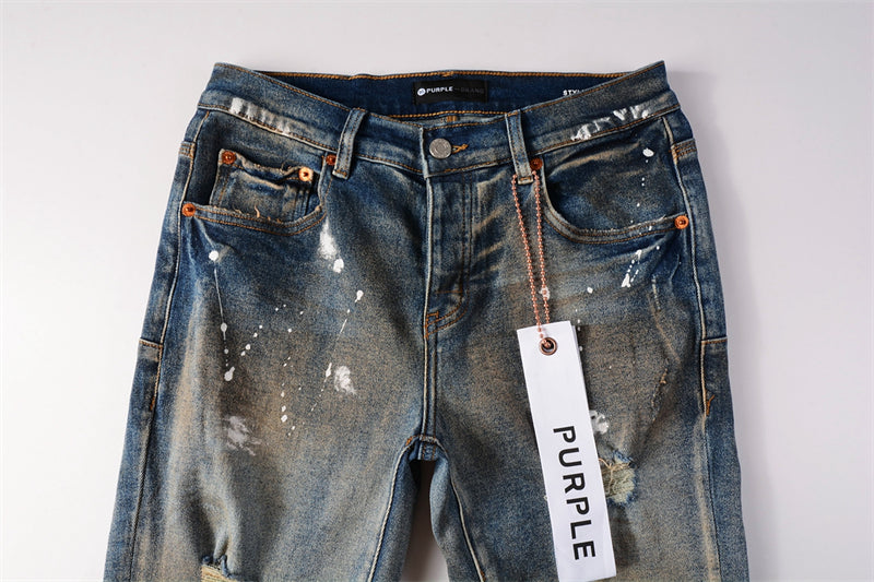 PURPLE  Fashion Jeans 9012