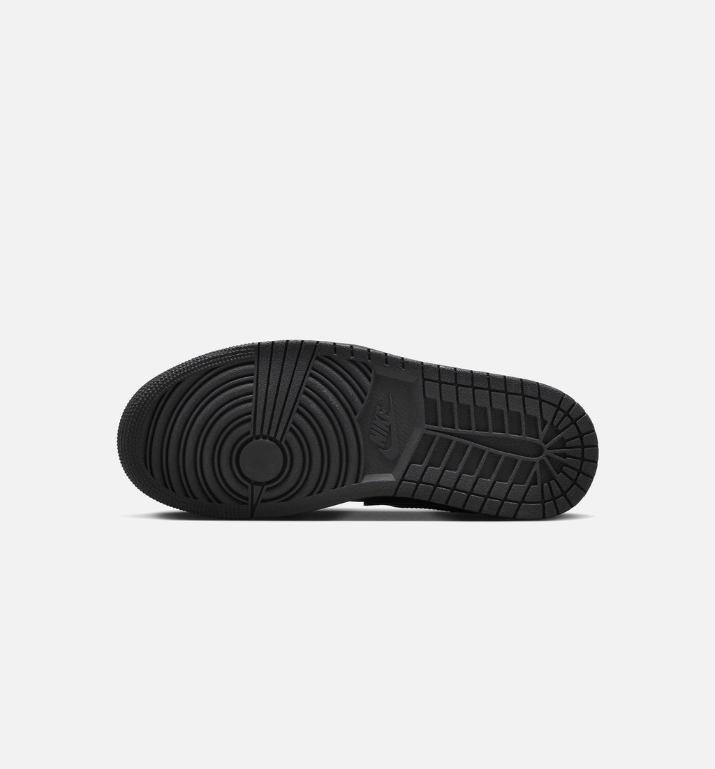 Air Jordan 1 Low "Patent Elephant" Women's Lifestyle Shoe - Black / White / Metallic Silver