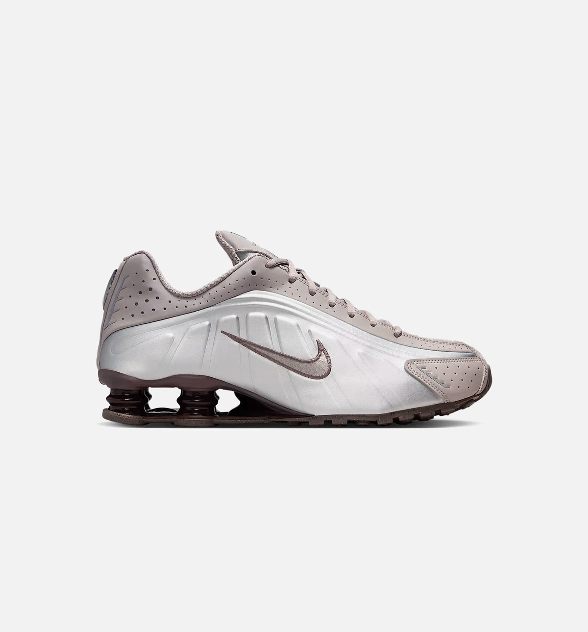 Shox R4 – Men's Lifestyle Shoe in Cave Stone/College Grey/Baroque Brown/Cave Stone