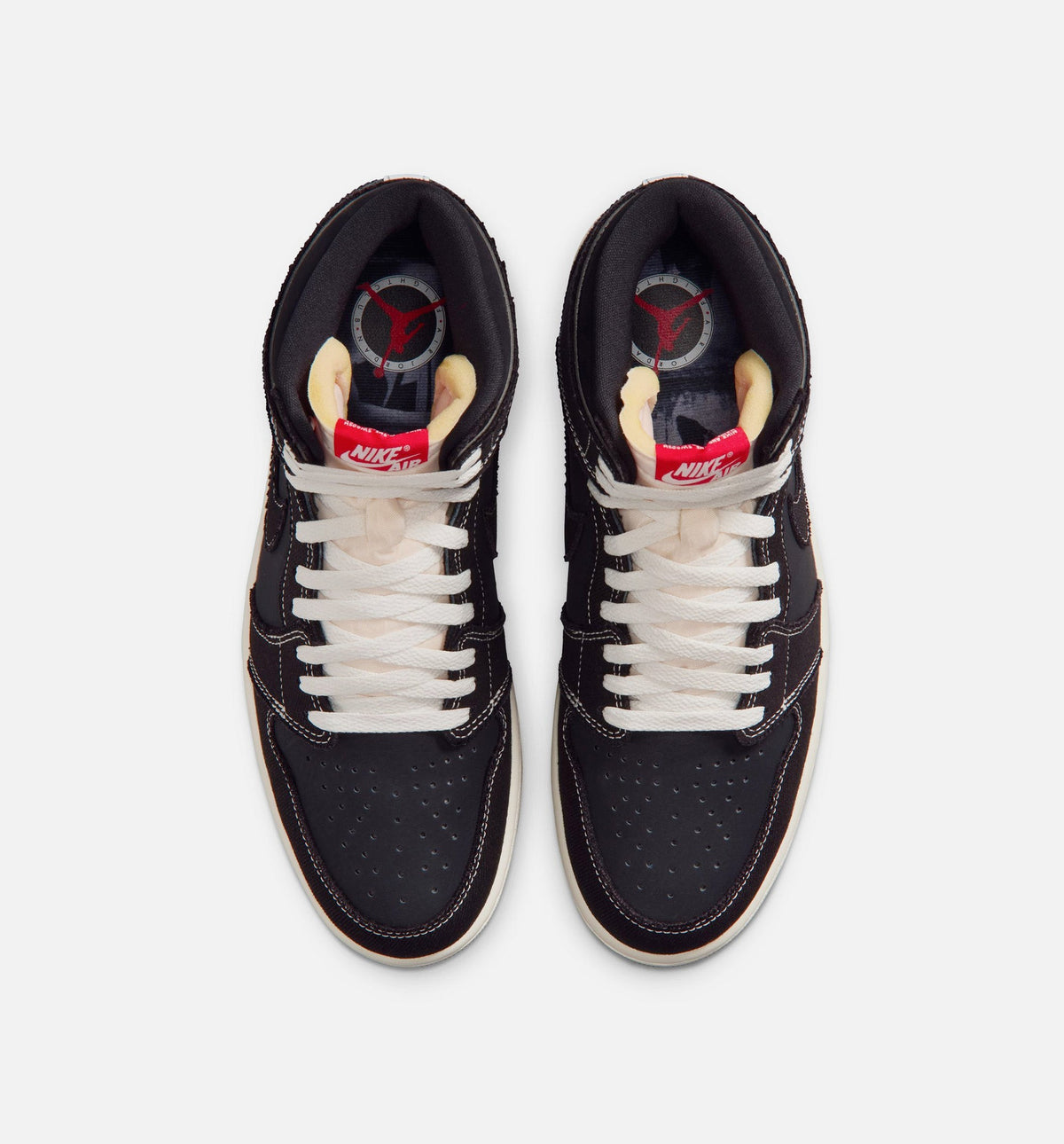 Air Jordan 1 Retro High OG Flight Club Men's Lifestyle Shoe – Black/University Red/Sail/Gum Medium Brown