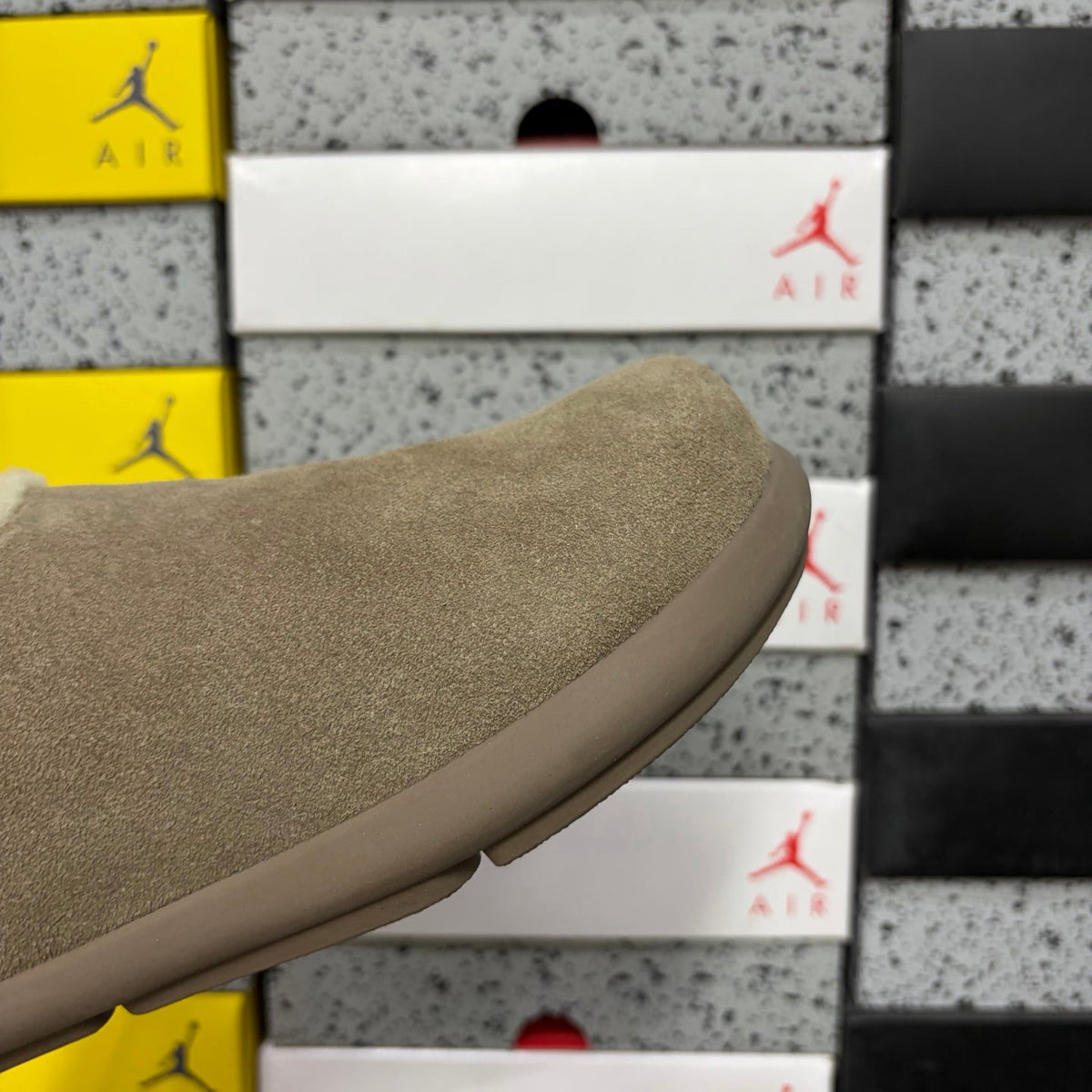 UGG Tasman Slipper – Unisex Wool-Lined Suede Moccasin in Sand