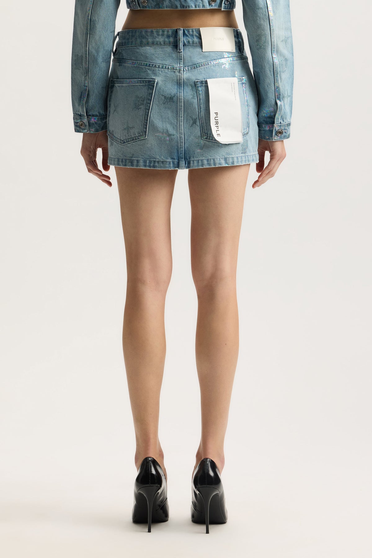 Monogram Mini Skirt