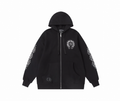 Gothic Cross Zip-Up Hoodie