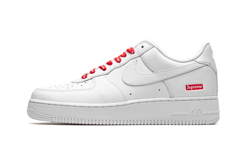 Supreme x Nike Air Force 1 Low "Mini Box Logo" White (CU9225-100)