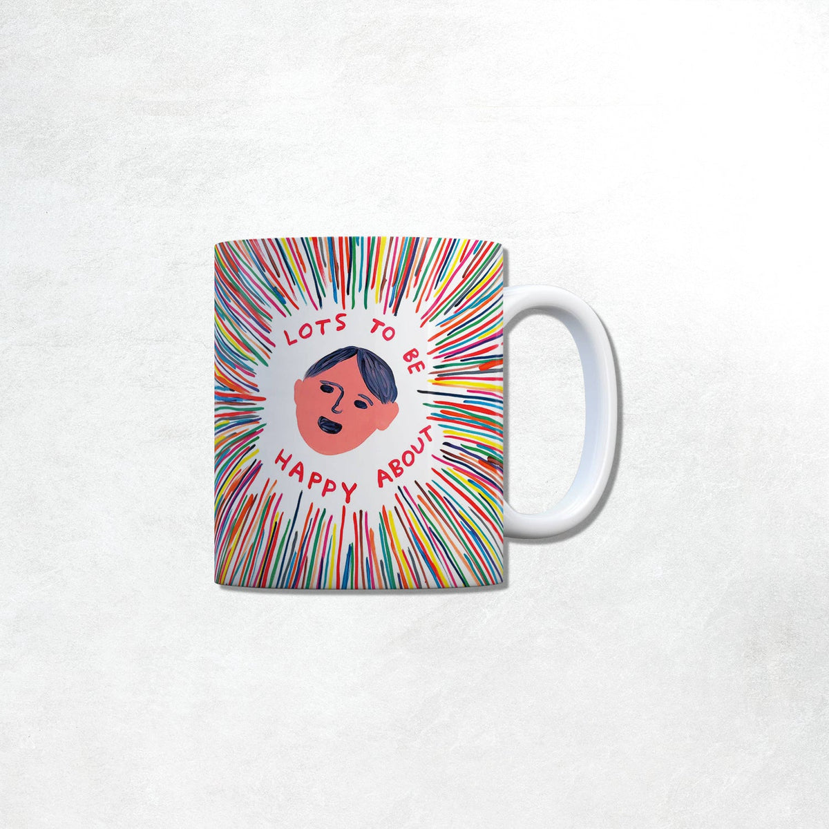 David Shrigley Mug: Lot's To Be Happy About