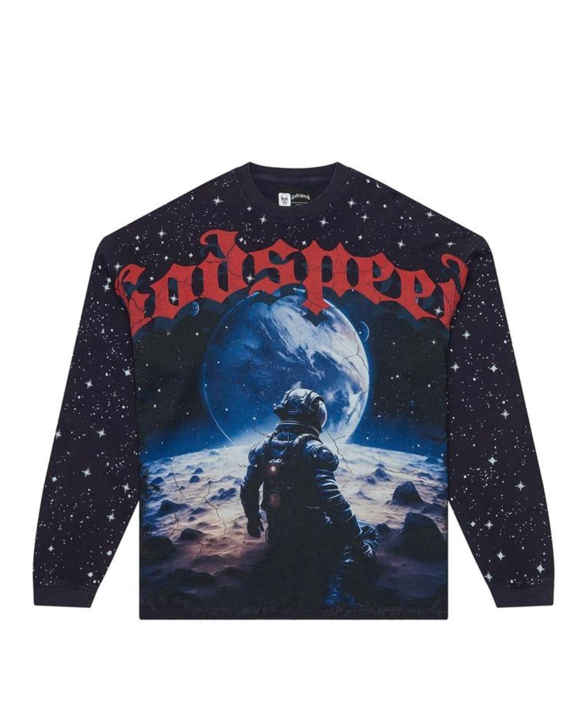 Godspeed No Looking Back Long Sleeve T-Shirt Navy