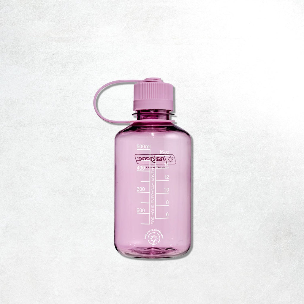 Nalgene 0.5L Narrow Mouth Tritan Sustain Water Bottle: Cherry Blossom