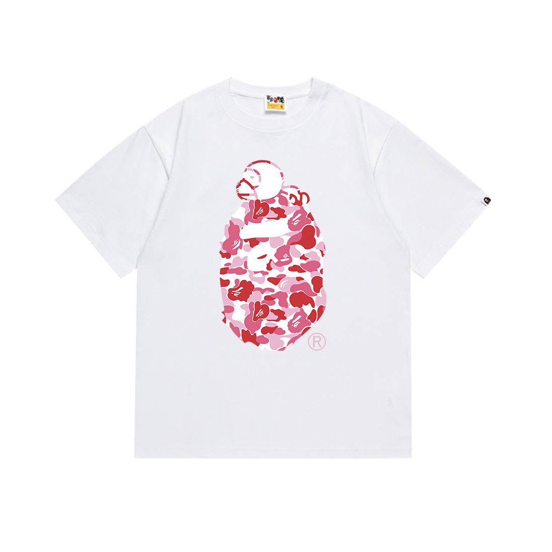 Bape Camo Ape Head Graphic Oversized Tee Streetwear Unisex