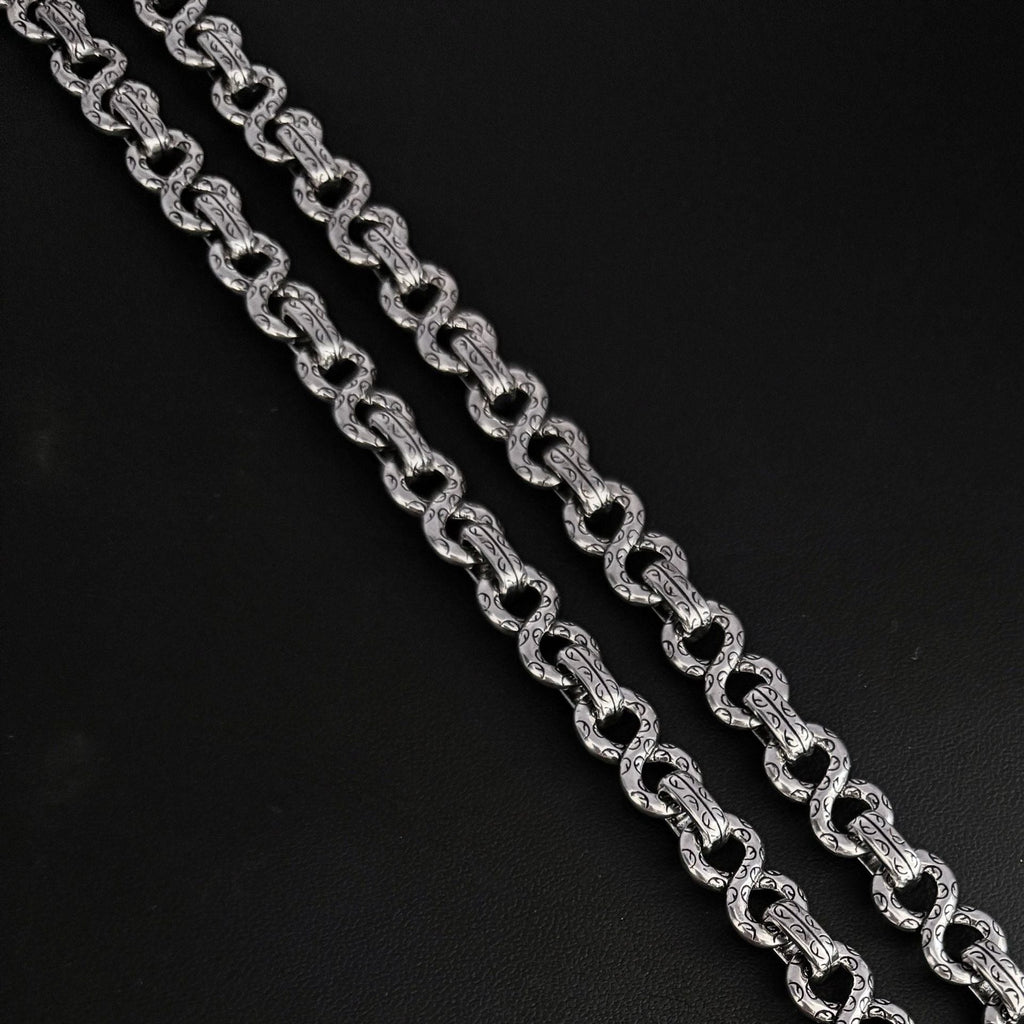 Chrome Hearts Retro Eternal Vine 8-shaped Necklace