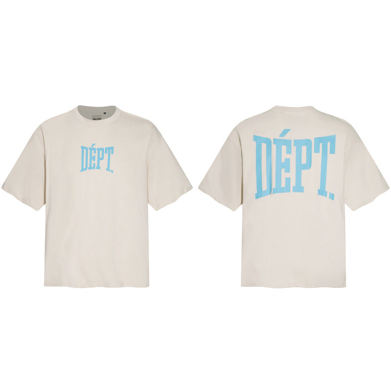 Gallery Dept T-Shirt Micro Label Letter Print Short Sleeve T-Shirt