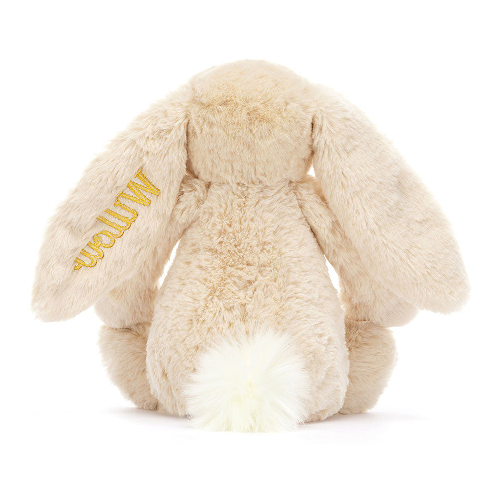 Personalized Bashful Luxe Bunny Willow Medium