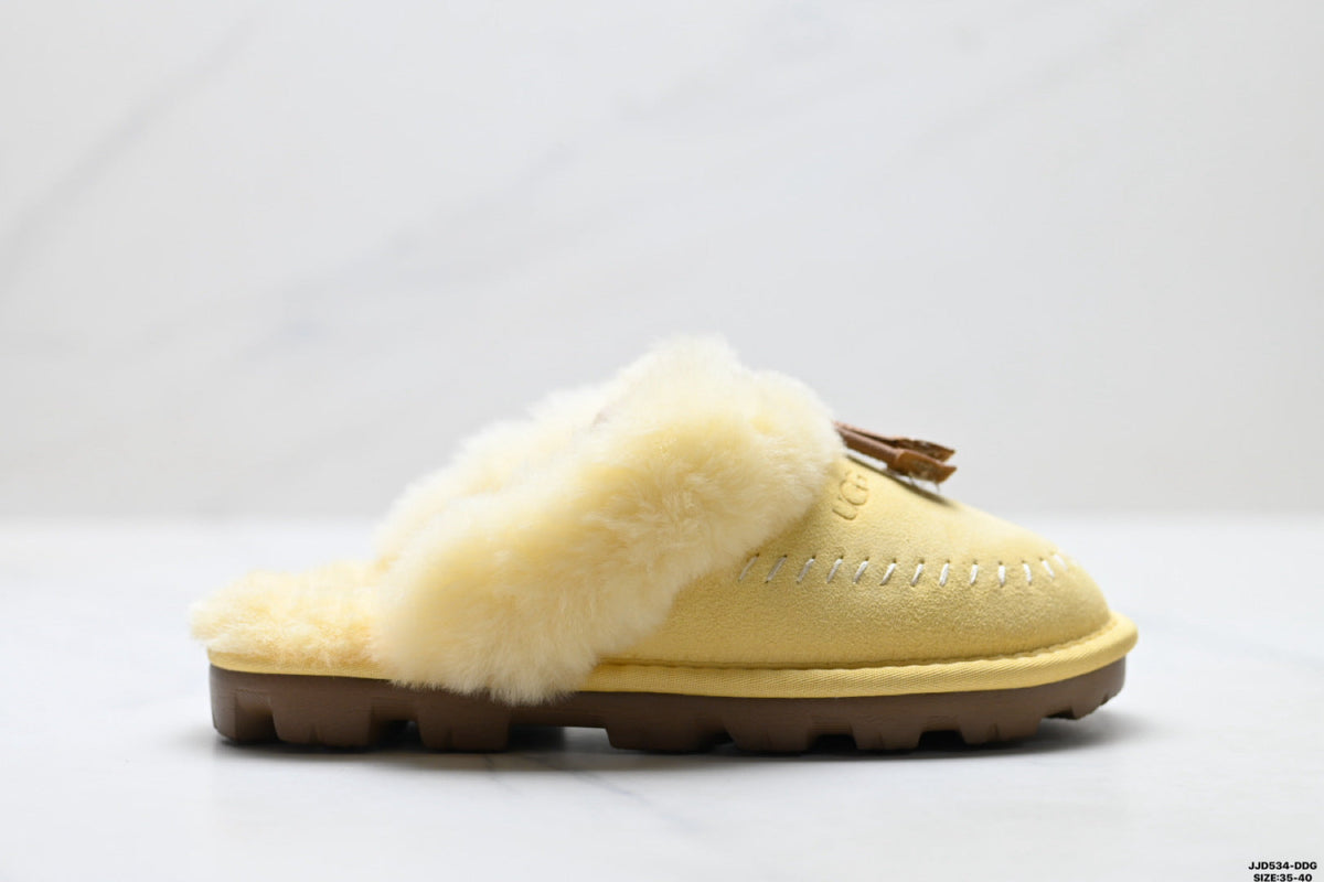 UGG Slipper Evolution Shearling Closed-Toe Slippers