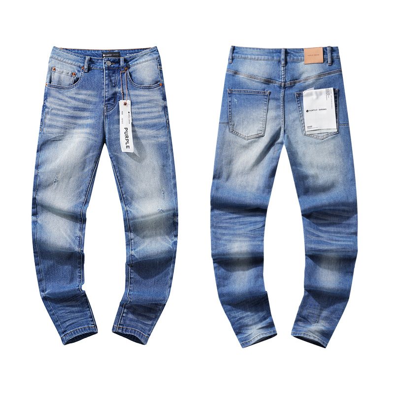 Purple Brand Blue Washed Denim Jeans