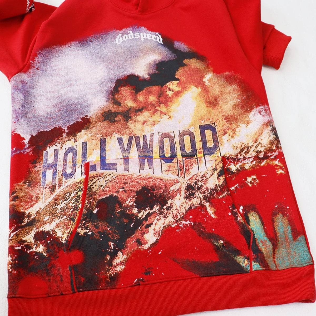 Godspeed Hollywood Hills Fire Graphic Hoodie