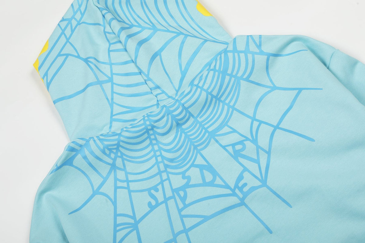 Sp5der Spiderweb Graphic Hoodie & Jogger Matching Set