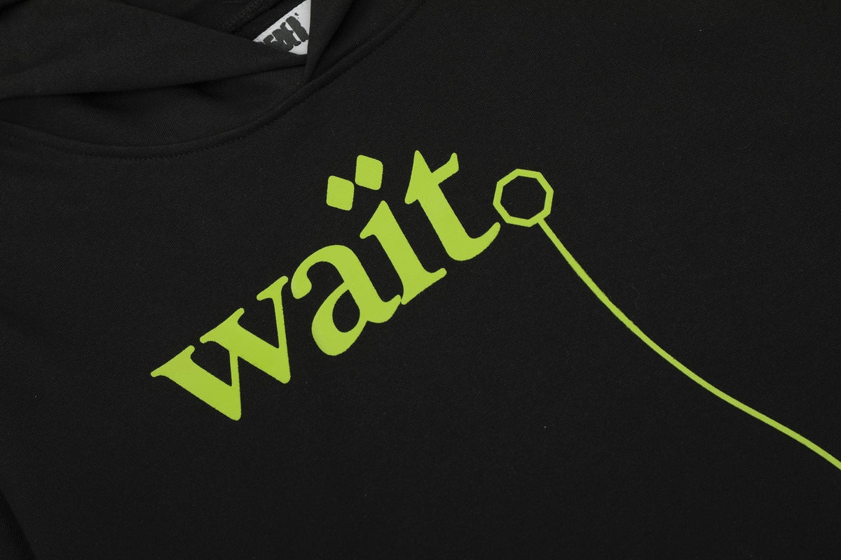 Sp5der Lime Green Web Graphic Pullover Hoodie