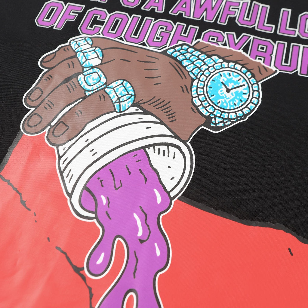 THAT'S A AWFUL LOT OF COUGH SYRUP Front & Back Graphic T-Shirt
