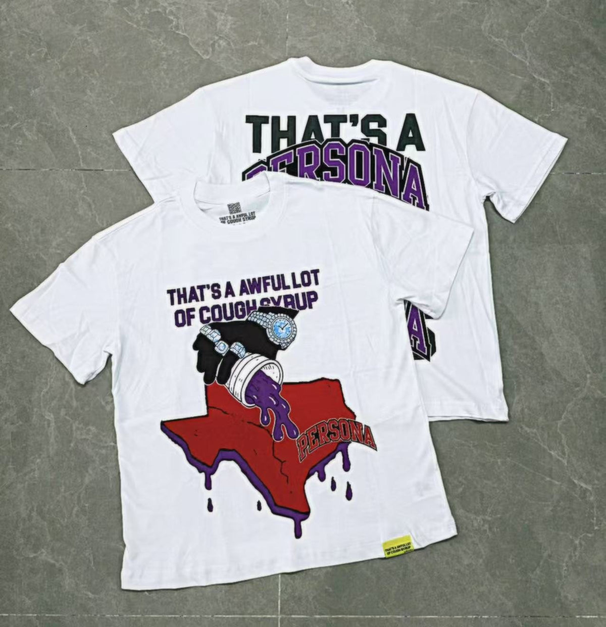 THAT'S A AWFUL LOT OF COUGH SYRUP Front & Back Graphic T-Shirt