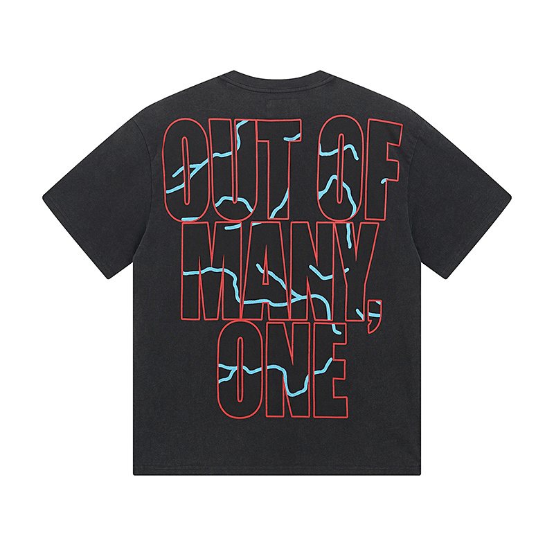 Godspeed Washed Black Rock Graphic T-Shirt