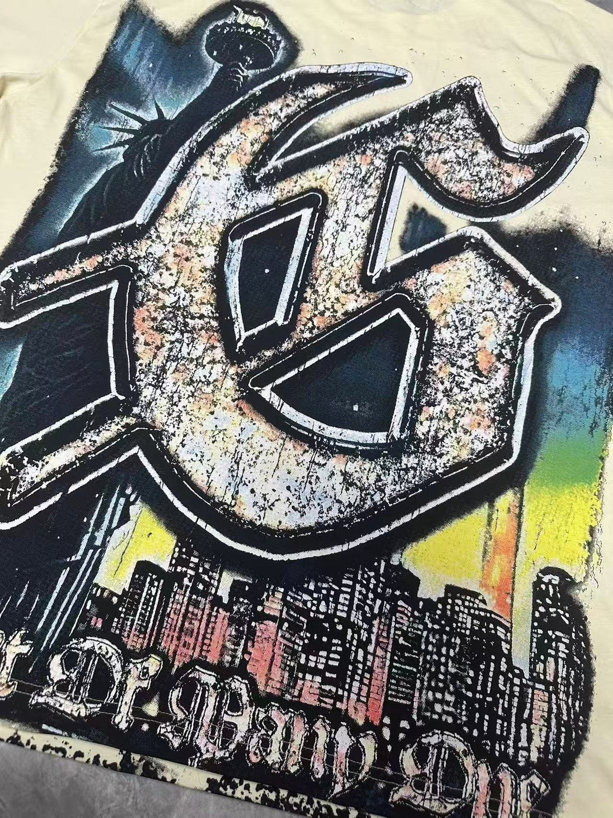 Godspeed Skull City Back Graphic T-Shirt