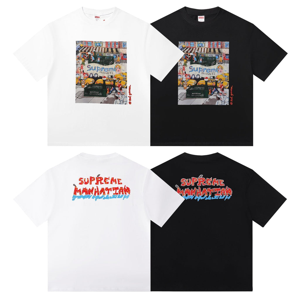 Supreme Manhattan City Graphic Short-Sleeve T-Shirt