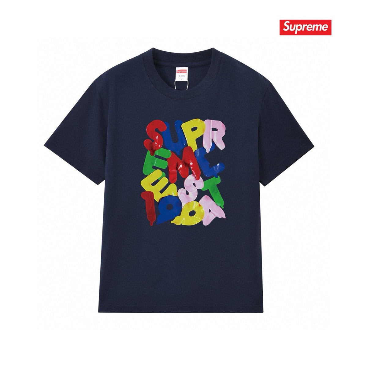 Supreme Colorful Letter Graphic T-Shirt
