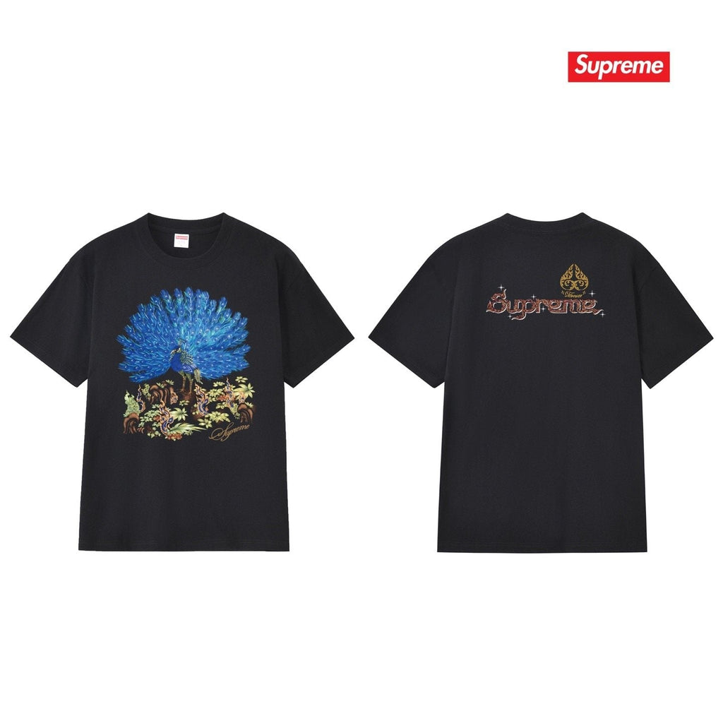 Supreme Peacock Graphic Short-Sleeve T-Shirt