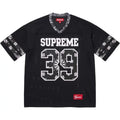 Supreme 39 Bandana-Trim Mesh Jersey T-Shirt
