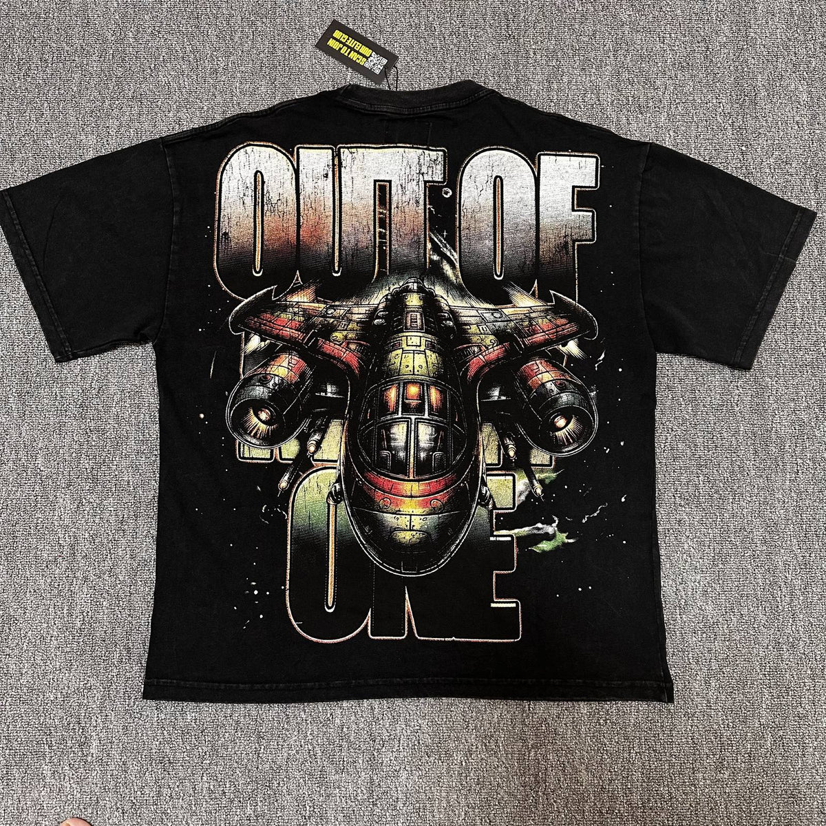 Godspeed Astronaut Skull Graphic T-Shirt
