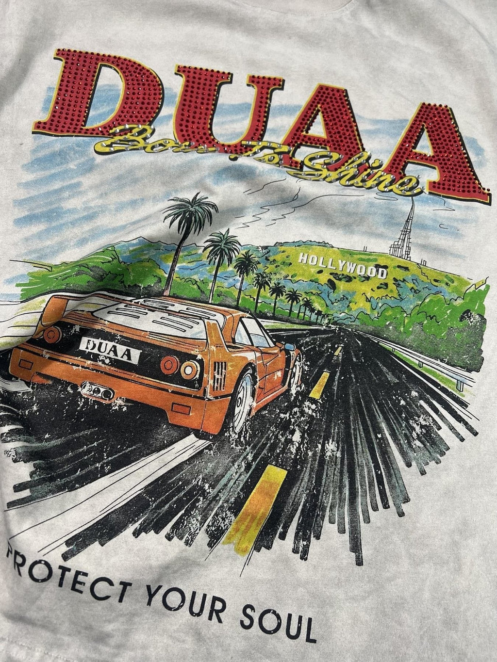 DUAA New Age Car Graphic T-Shirt