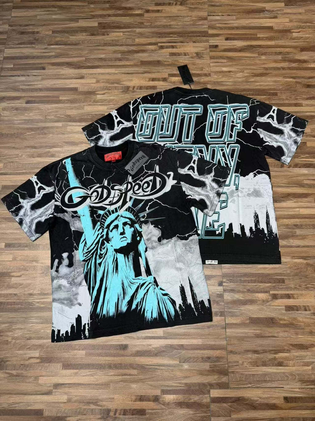 Godspeed Statue of Liberty Graphic T-Shirt
