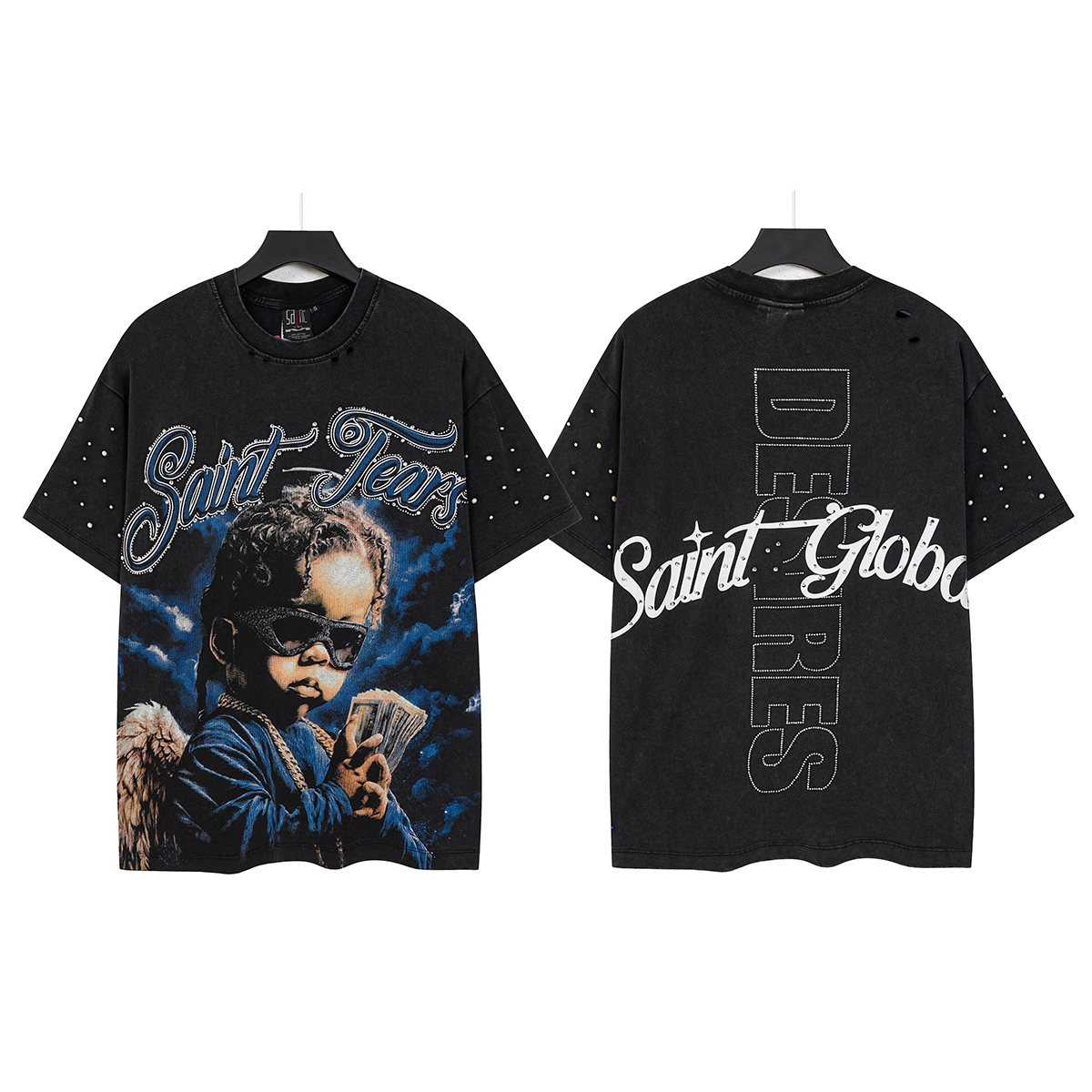 SAINT Tears Graphic Short-Sleeve T-Shirt